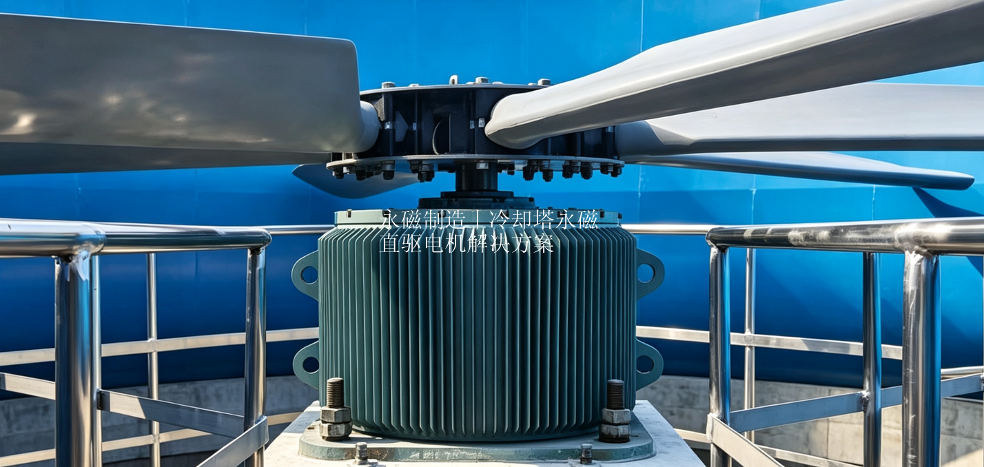 永磁制造丨冷却塔永磁直驱电机解决方案